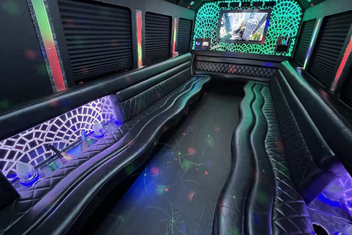 Edinburg Limo Bus Interior