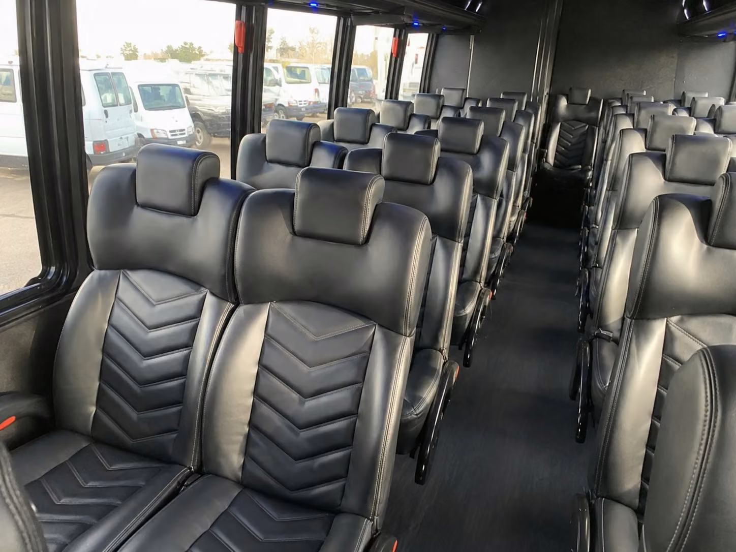 20 passenger minibus interior