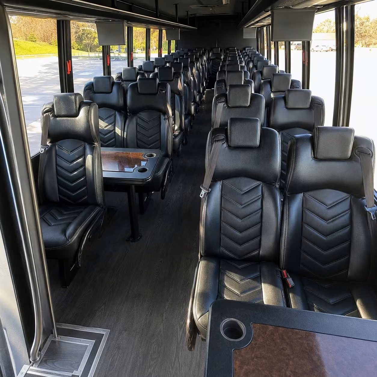 28 passenger minibus interior
