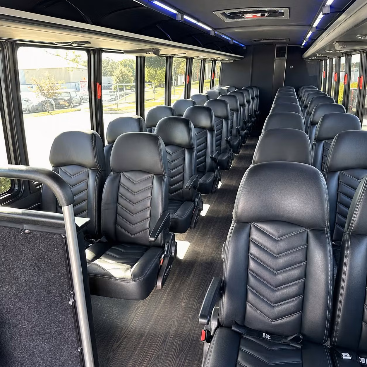 30 passenger minibus inside