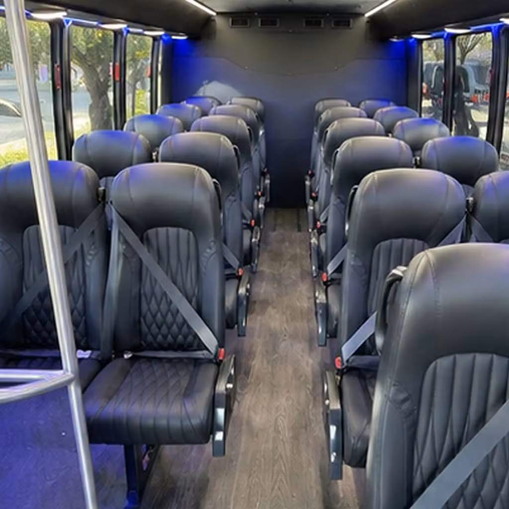 30 passenger minibus interior