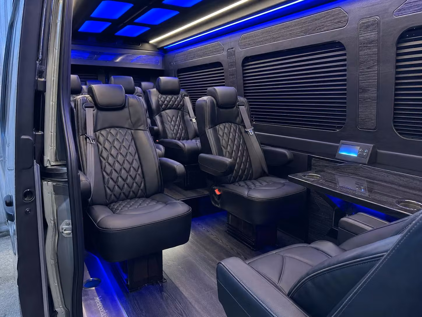 sprinter van transportation for groups and events across edinburg